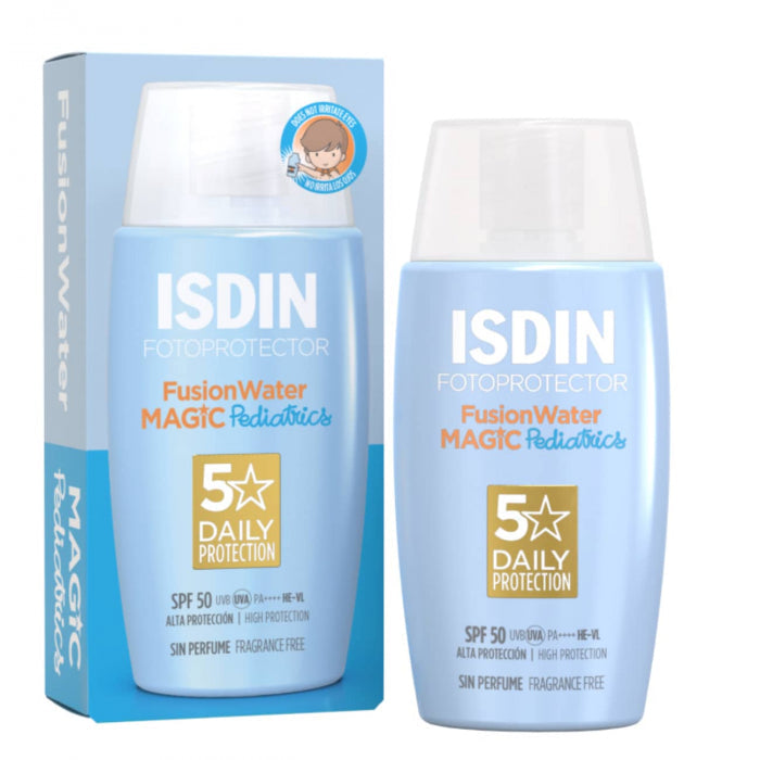 Isdin Pediatrics Fusion Water Fotoprotetor Solar FPS 50 50ml - Image 2