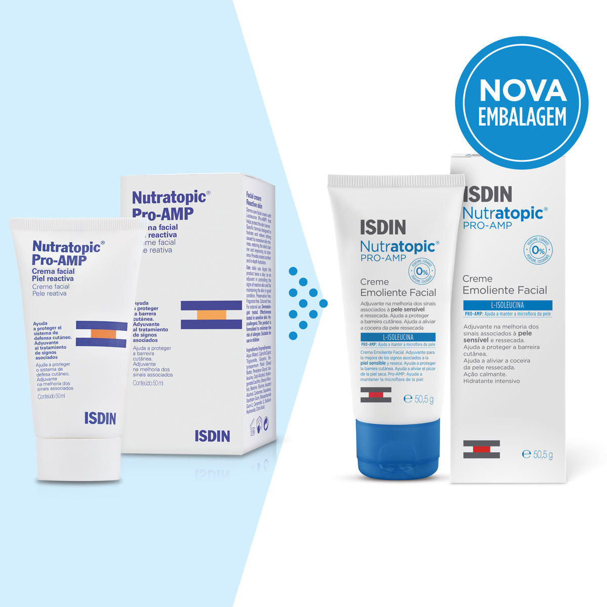 Creme Facial Isdin - Nutratopic Pro-AMP 50ml - Image 2
