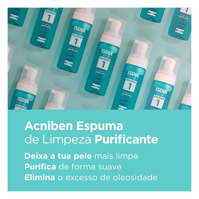 Isdin Teen Skin Acniben Espuma de Limpeza 150ml - Image 3