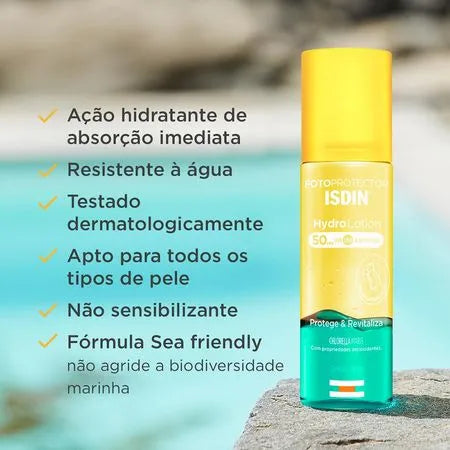 Protetor Solar Corporal Isdin - Fotoprotector Hydrolotion FPS 50 200ml - Image 4